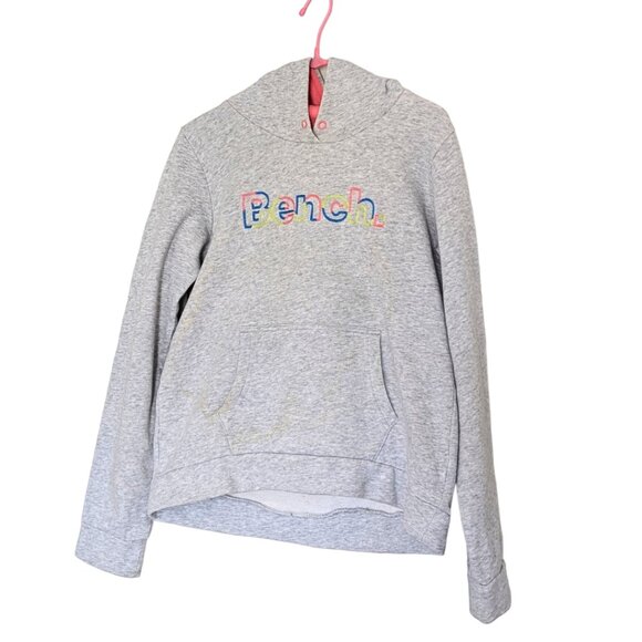 BENCH Girl's Grey & Pink Hoodie XL (14-16) - Picture 1 of 7